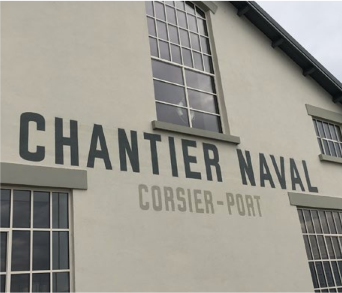 Chantier naval de Corsier-port